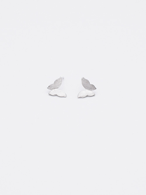 [실버925] 무광 나비 귀걸이